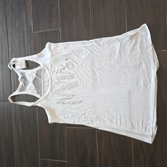 Victoria's Secret Tops - Victoria's Secret I Do Collection White Racerback Tunic NWT L/G